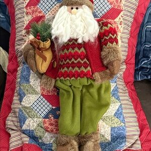 Festive Santa Claus Plush Decor